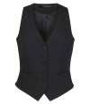 BK470 2257 Brook Taverner Ladies One Luna Waistcoat Black colour image